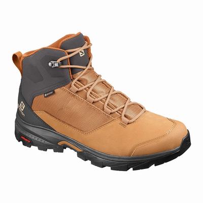 Salomon OUTWARD GORE-TEX - Miesten Vaelluskengät - Ruskea